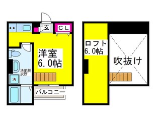 オレンジリーフ香ヶ丘の物件間取画像